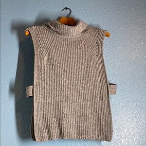 J.O.A. Gray Cowl Neck Knit Top